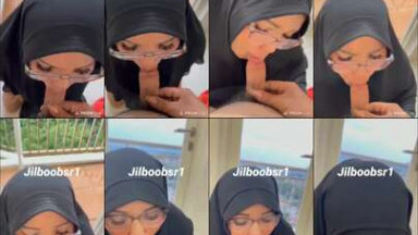 jilbab blowjob